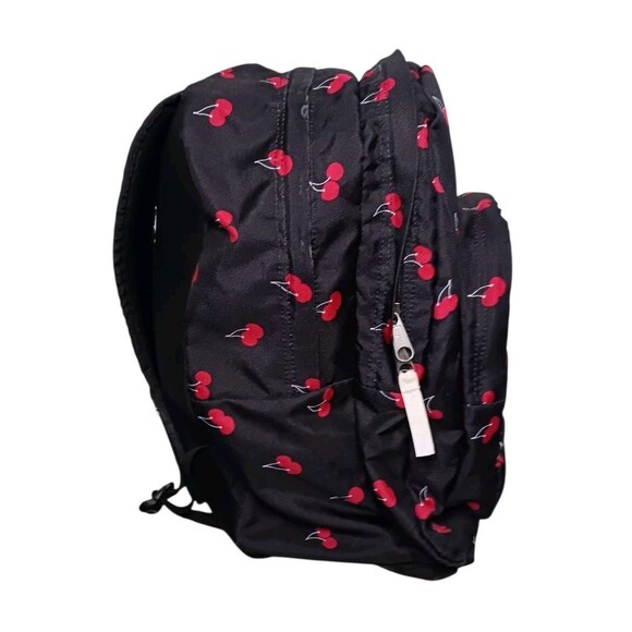 TRANS JANSPORT Black Red CHERRY BACKPACK Bag Summer Hike Gym School Book Student main image 5